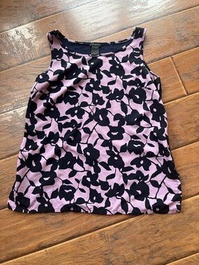 Ann Taylor' Floral Sleeveless Top - Size Small